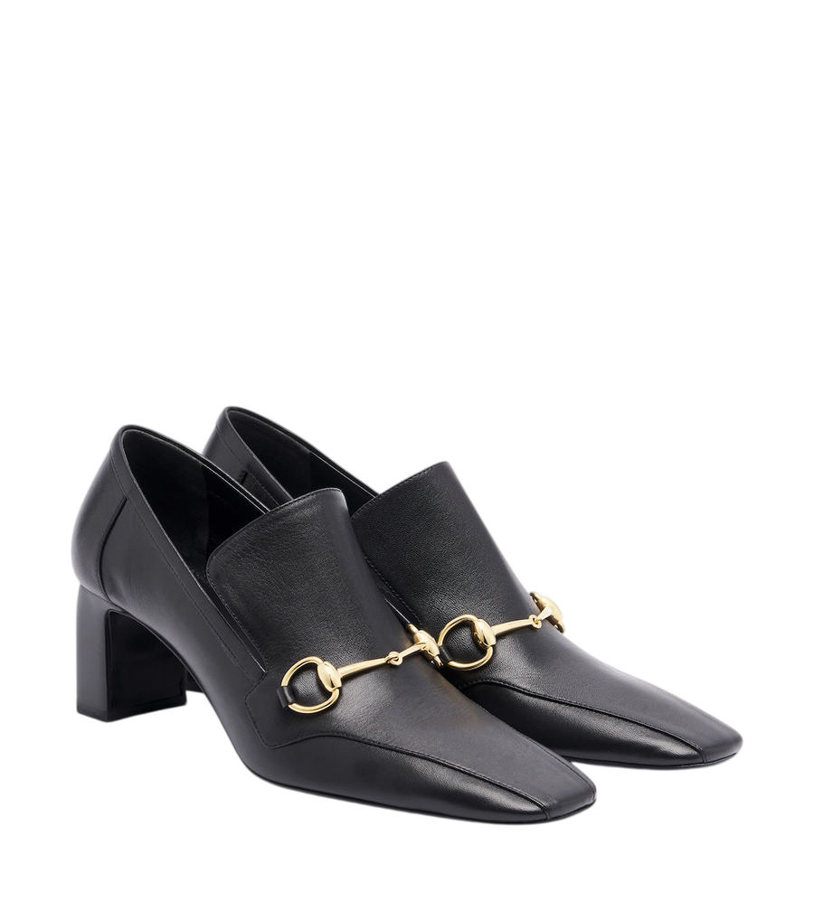 Gucci Galleria Mocassini in pelle con morsetto