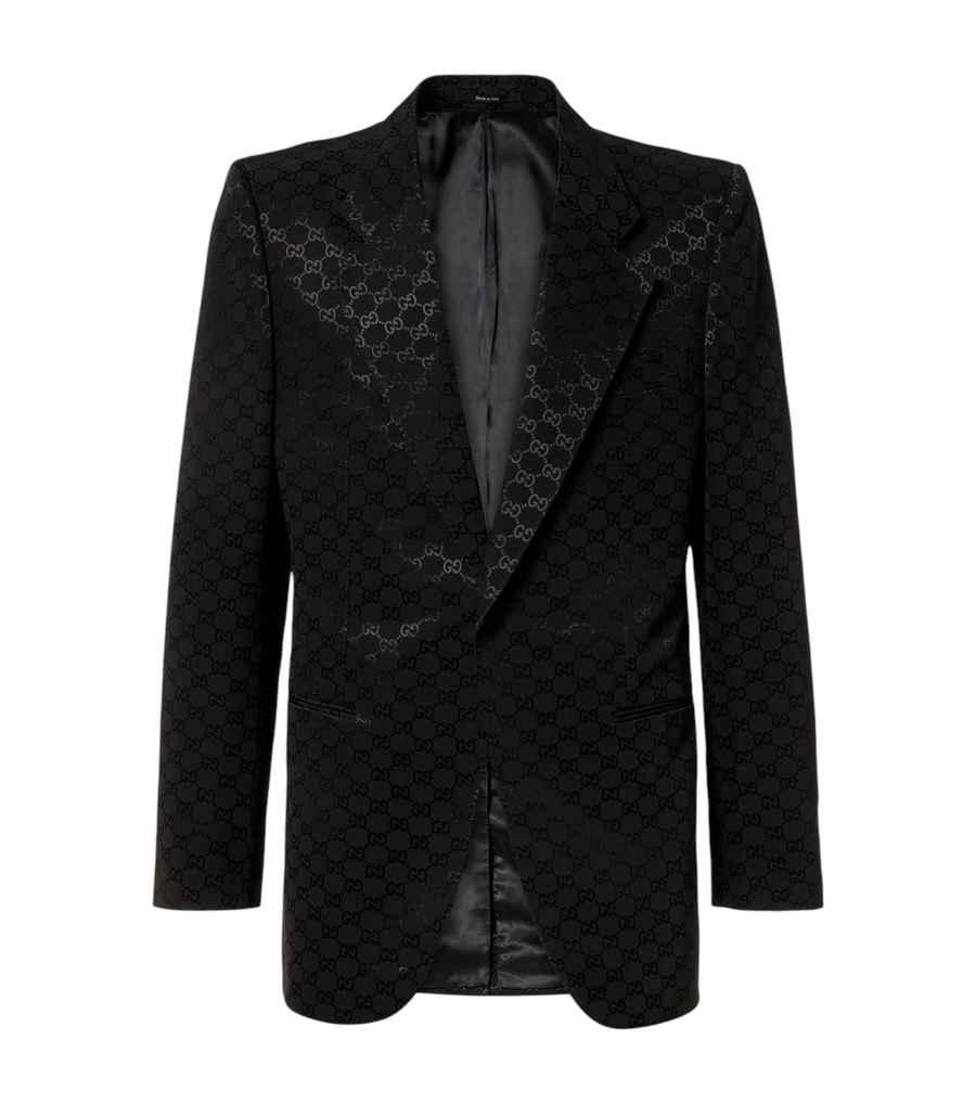 Gucci GG Canvas cotton-blend blazer