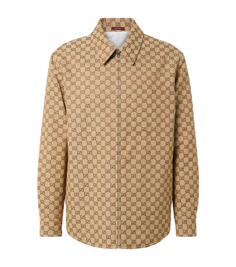 Gucci GG canvas cotton-blend overshirt