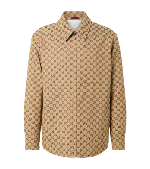 Gucci GG canvas cotton-blend overshirt