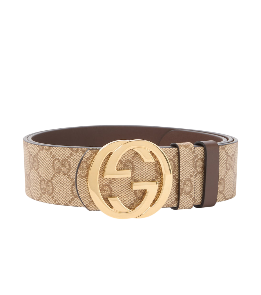 Gucci GG canvas reversible belt