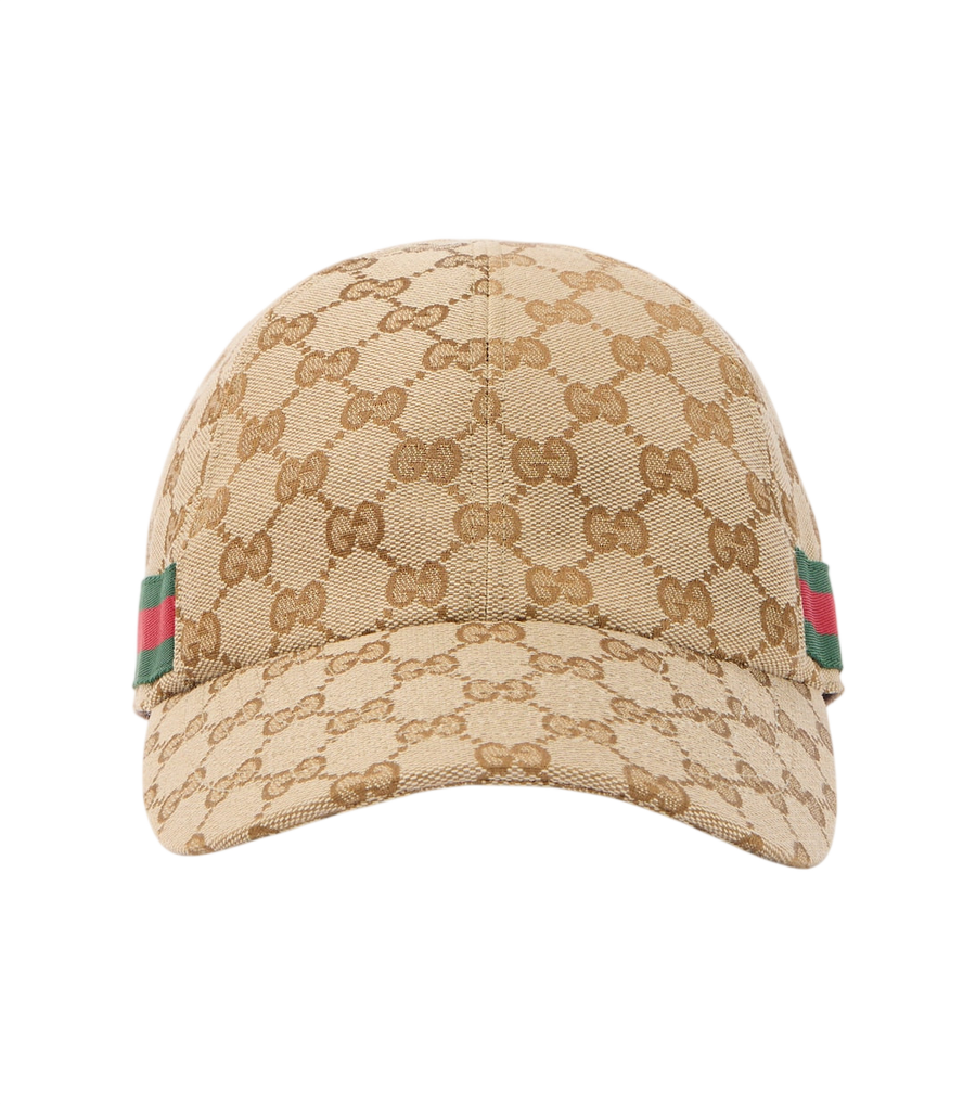 Gucci GG Canvas Web Stripe baseball cap