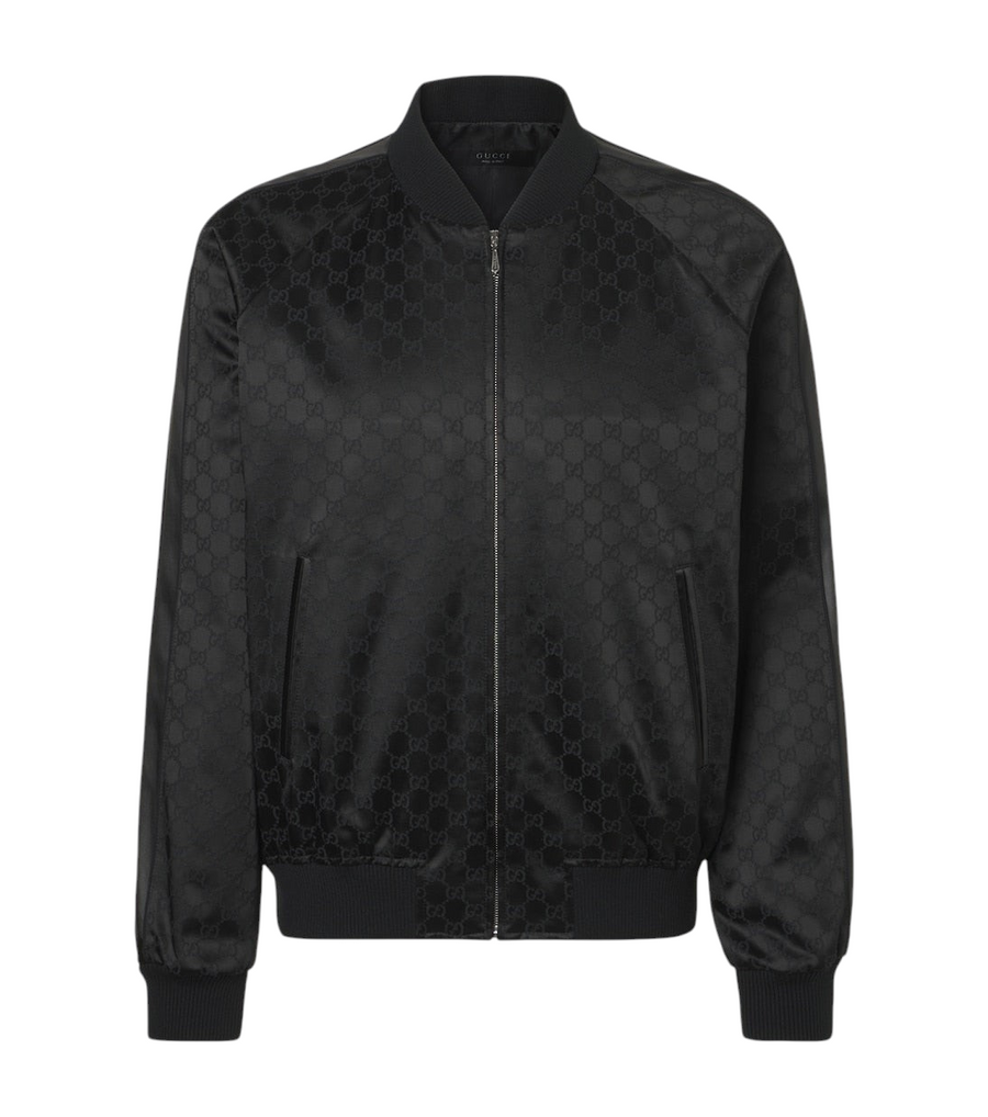 Gucci GG cotton-blend satin jacket