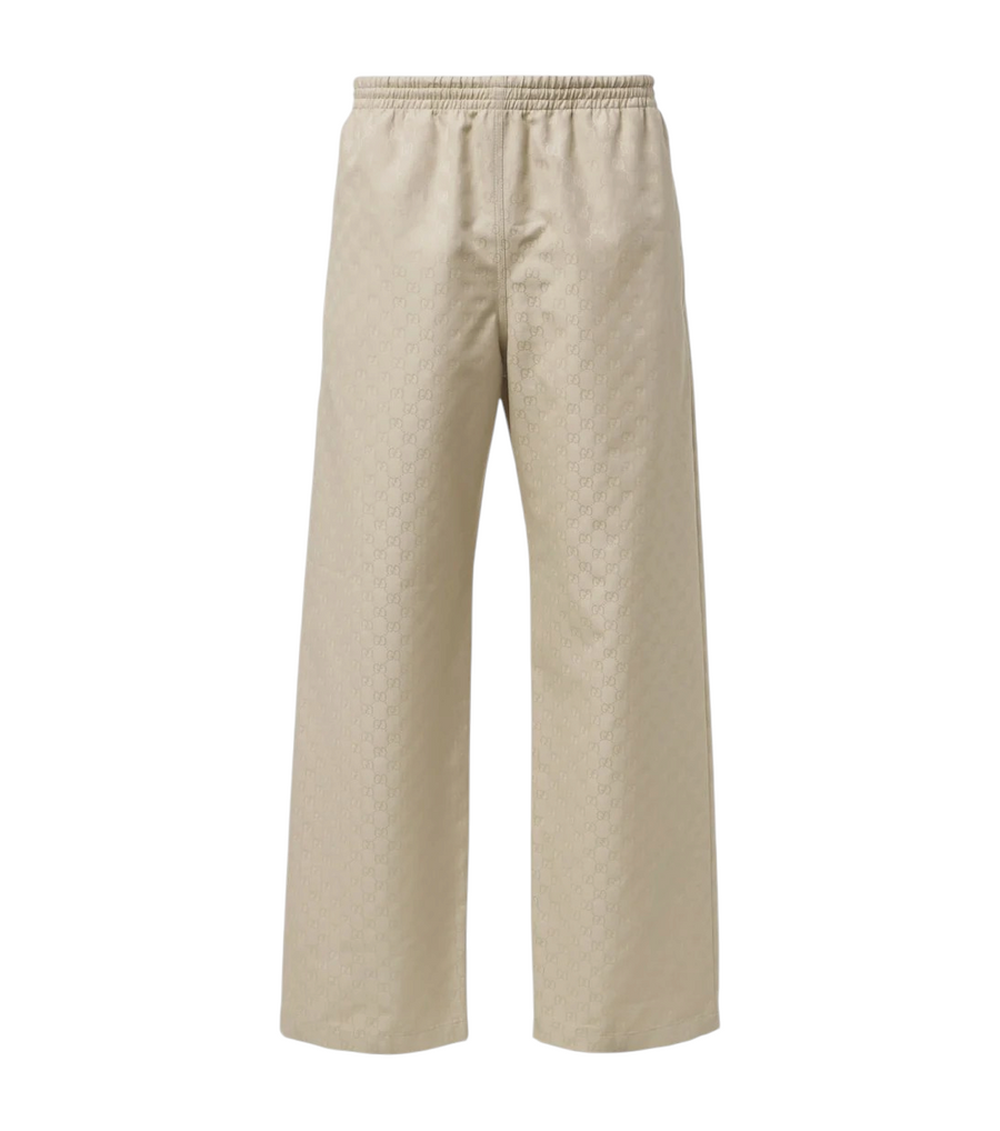 Gucci GG cotton canvas straight pants