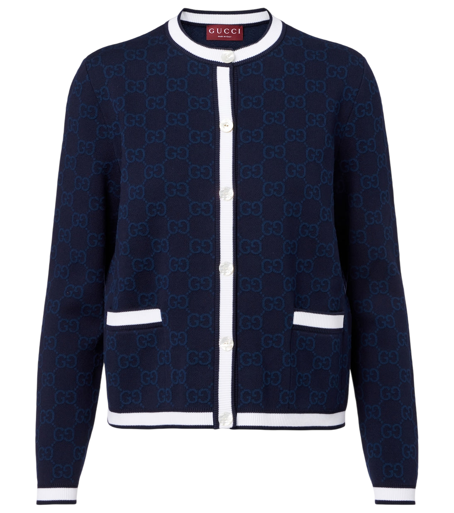 Gucci GG cotton intarsia cardigan
