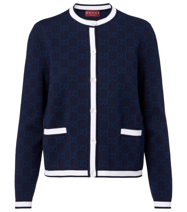 Gucci GG cotton intarsia cardigan