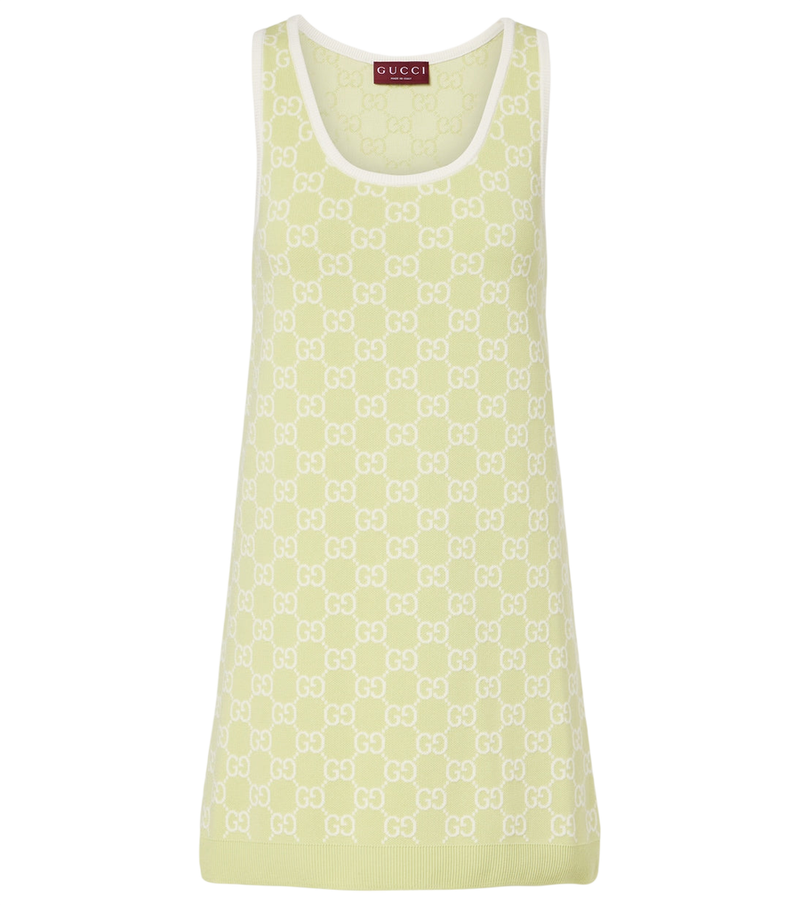 Gucci GG cotton jacquard minidress