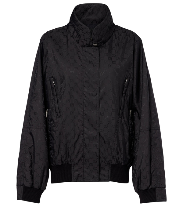 Gucci GG cotton-trimmed jacket