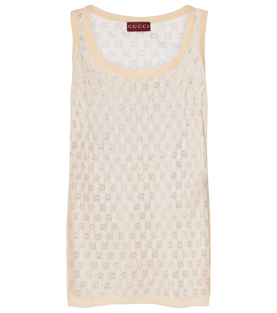 Gucci GG Regata de seda cristal