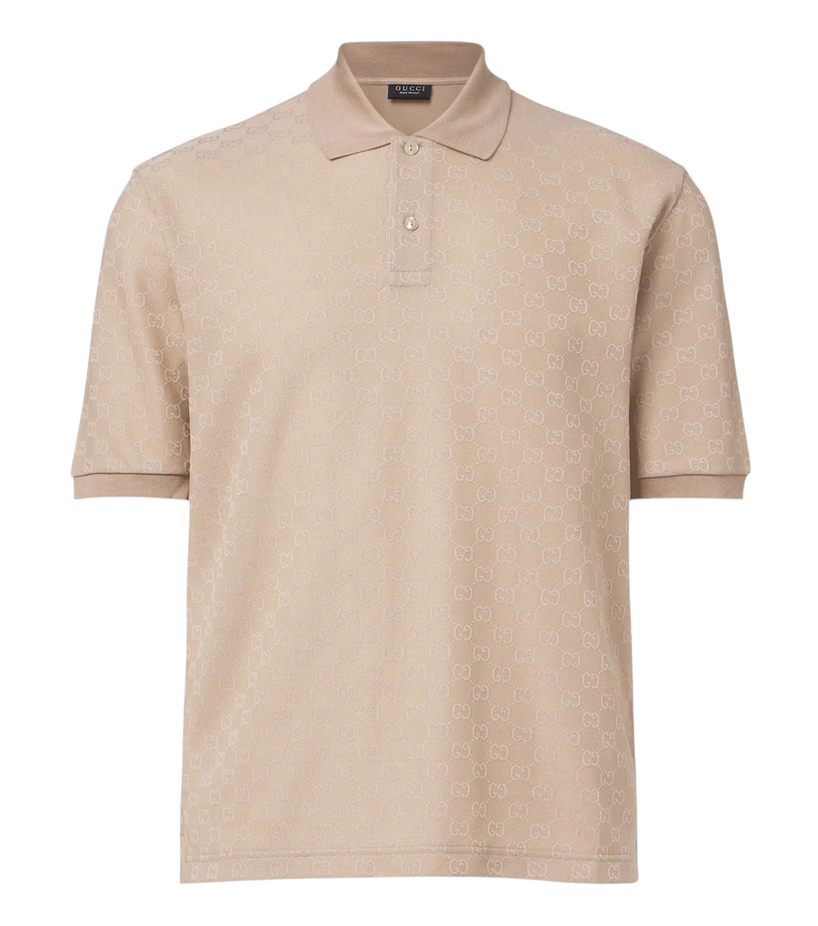 Gucci GG jacquard polo shirt