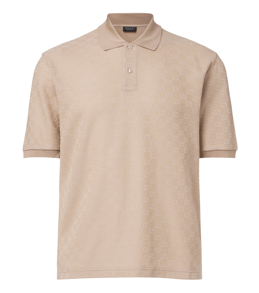 Gucci GG jacquard polo shirt