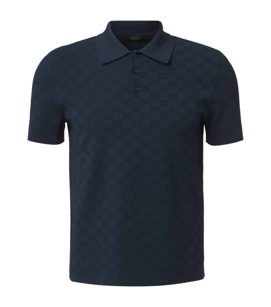 Gucci GG jacquard polo shirt