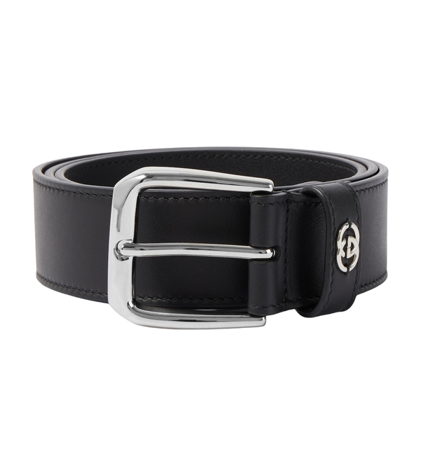 Cinturón de piel GG de Gucci
