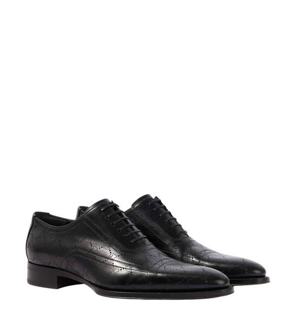 Gucci GG leather Derby shoes