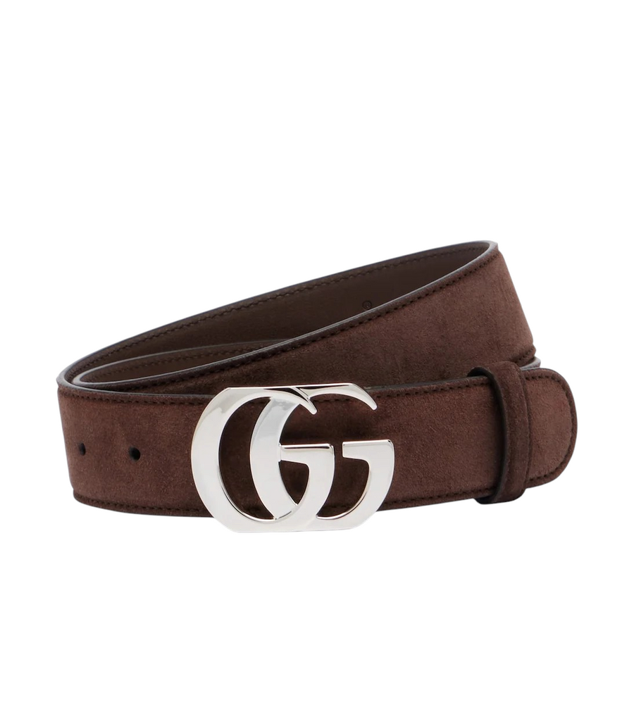 Gucci GG Marmont Suede Belt