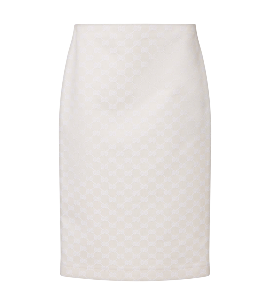 Falda midi GG de Gucci