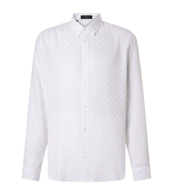Gucci GG silk jacquard shirt