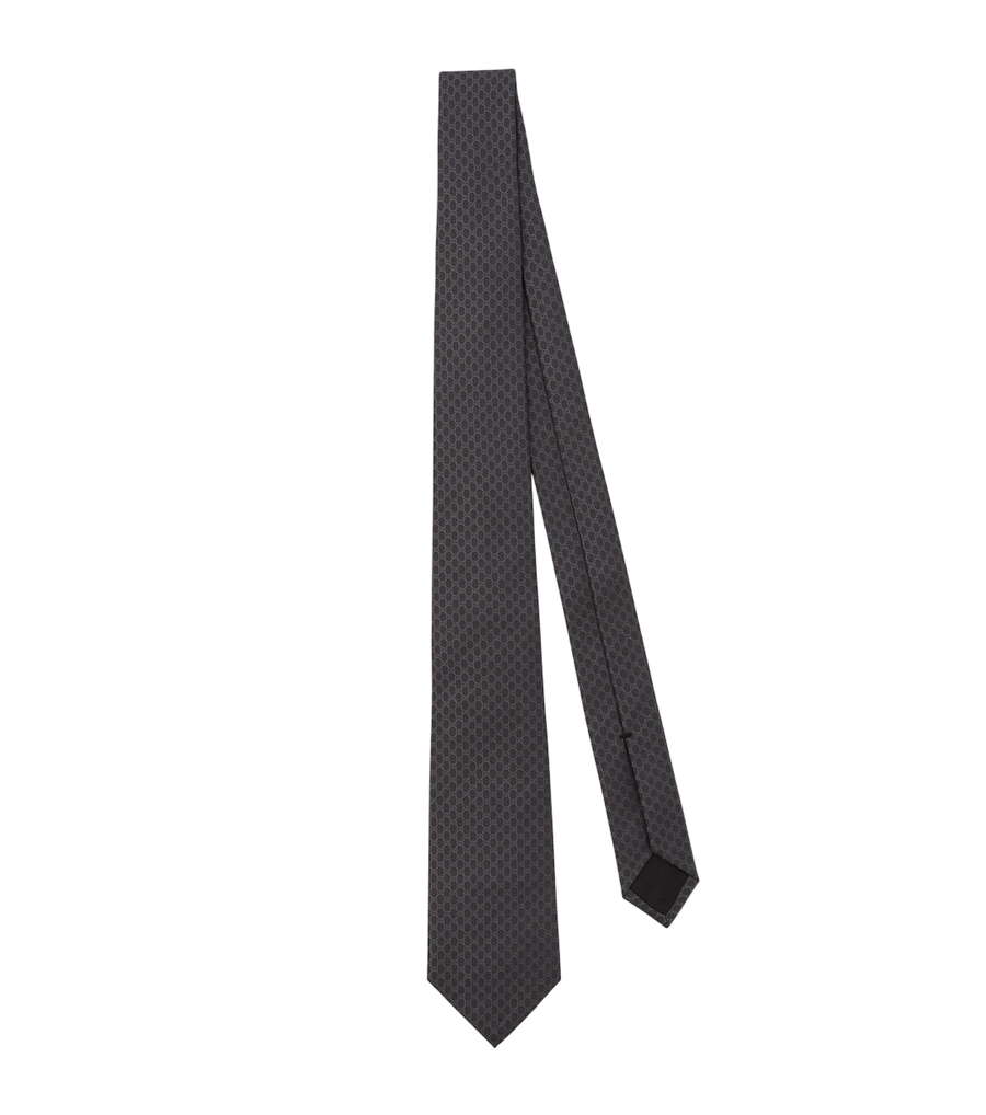 Gucci GG silk jacquard tie