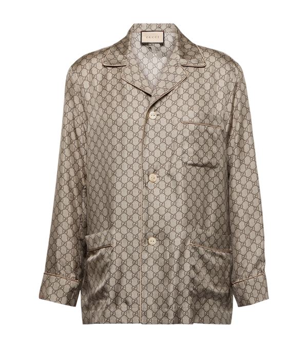 Gucci GG silk shirt