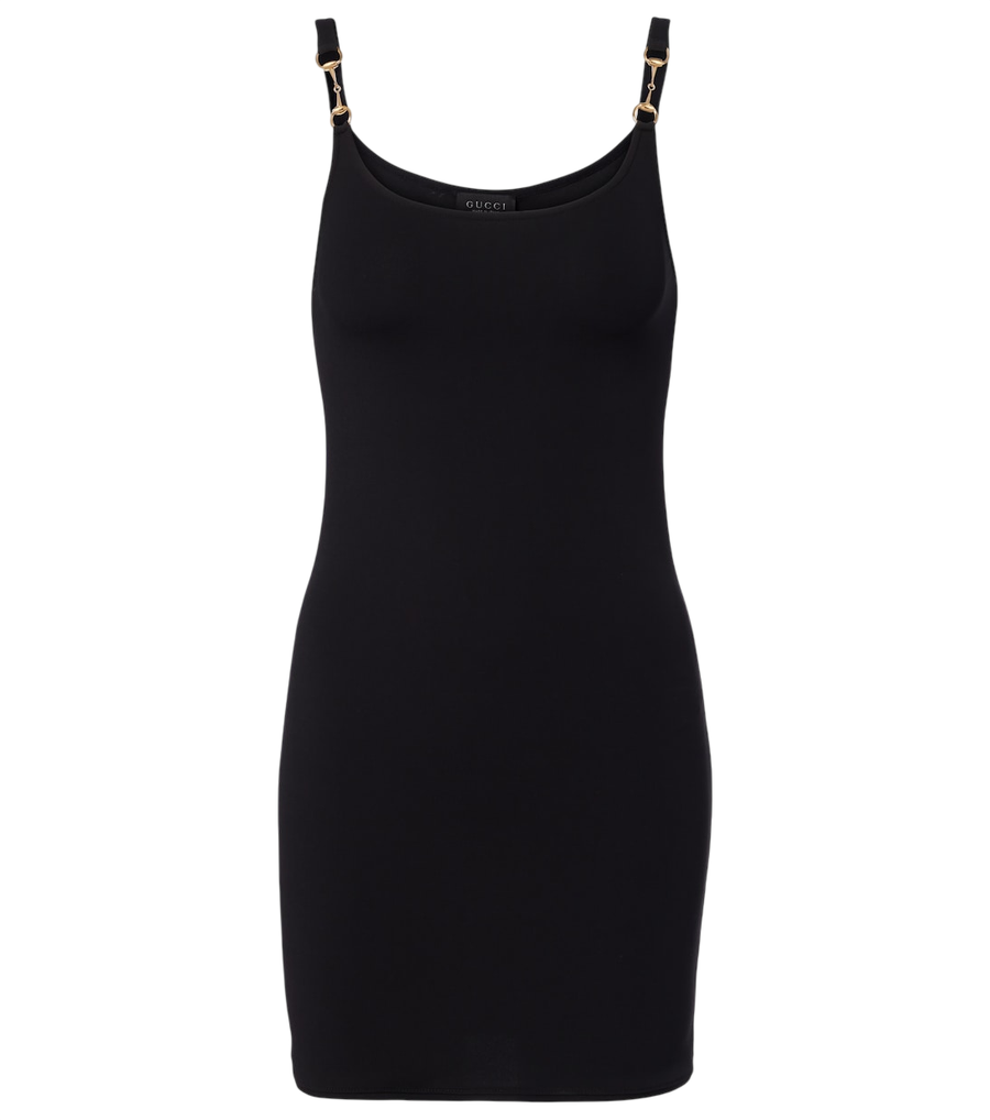 Mini-robe en jersey Gucci Horsebit
