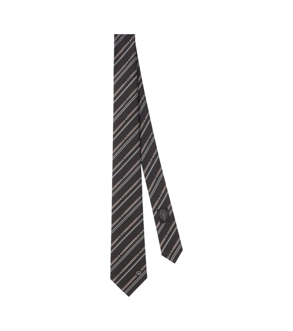 Gucci Horsebit striped silk tie