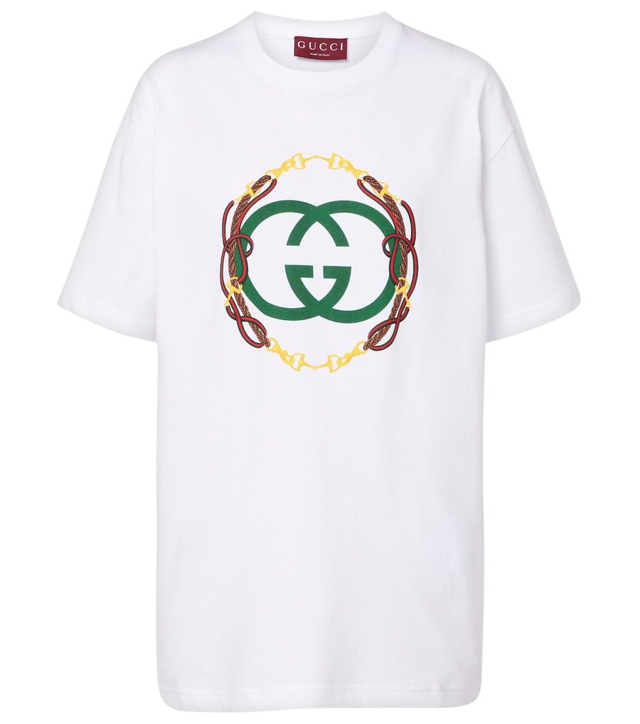 T-shirt en jersey de coton Gucci Interlocking G