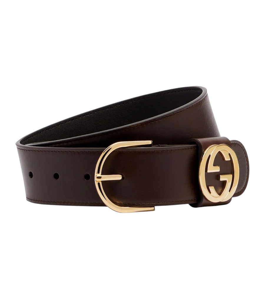 Gucci Interlocking G leather belt