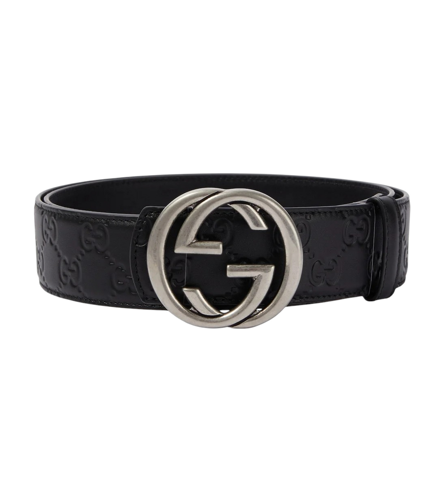 Gucci Interlocking G Reversible Leather Belt