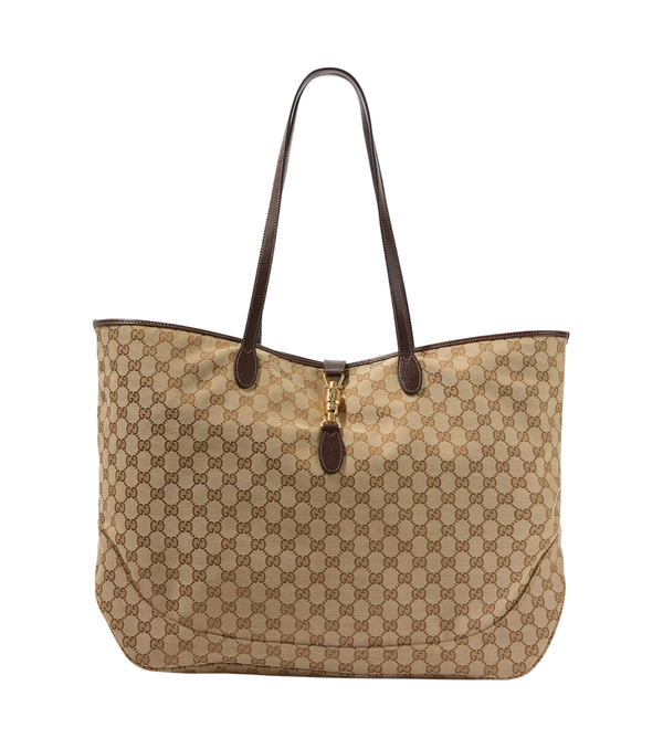 Grand sac cabas Gucci Jackie en toile GG