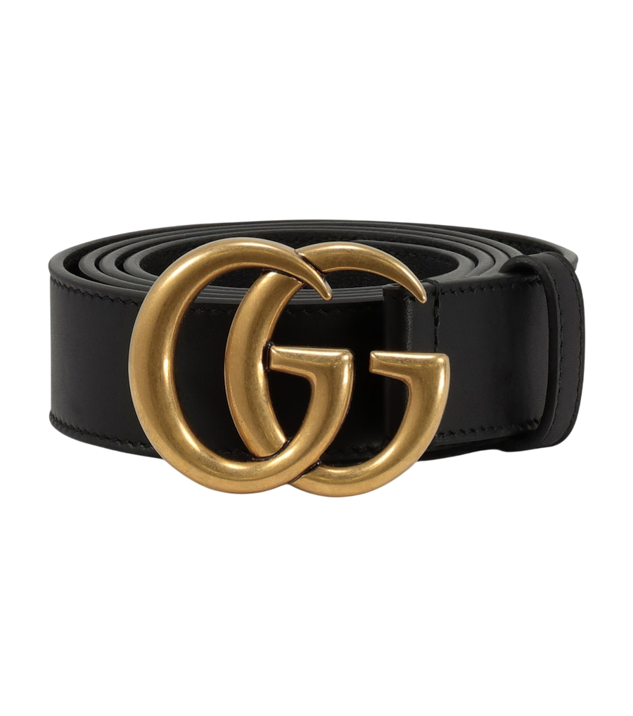 Gucci Leather belt with Double G buckle