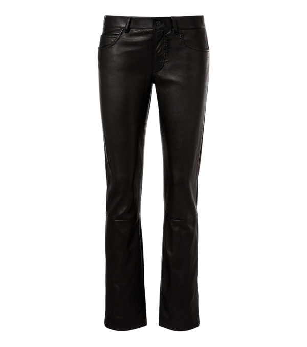 Gucci Leather straight pants