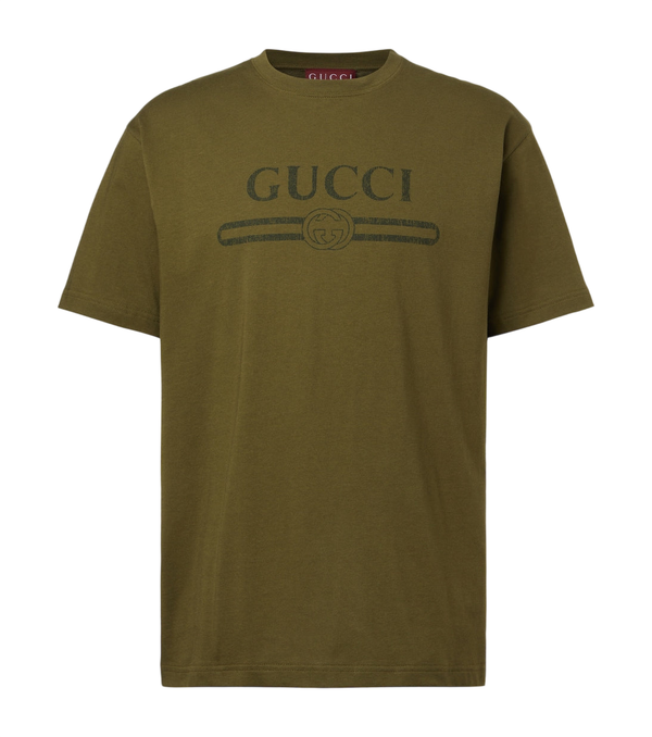 Gucci Logo cotton jersey T-shirt