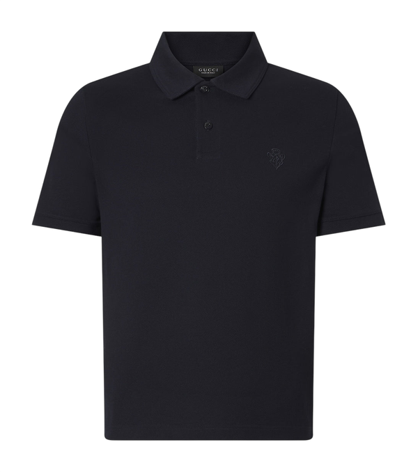 Gucci Logo cotton piqué polo shirt