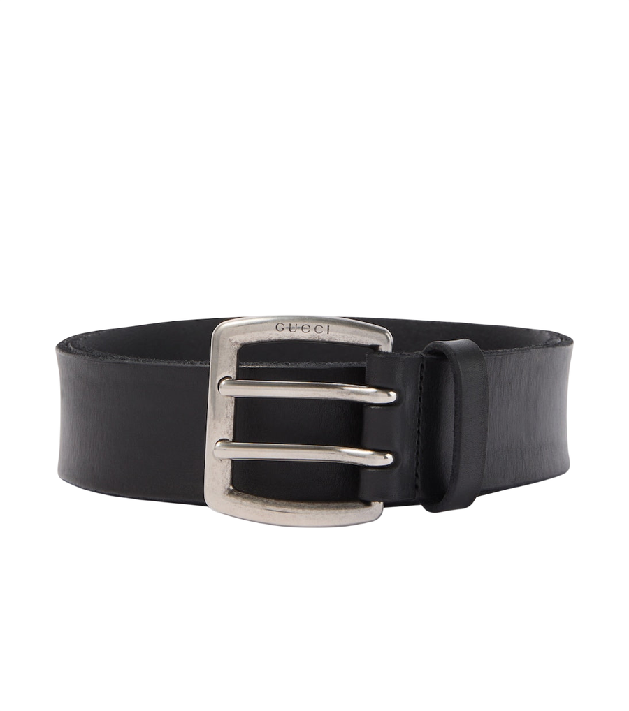 Gucci Logo leather belt