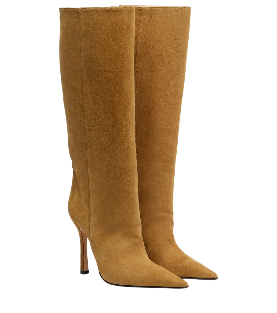 Gucci Naomi suede knee-high boots