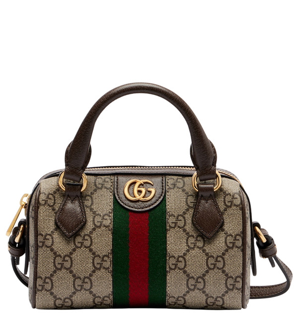 Borsa a tracolla Ophidia Mini Gucci e GG canvas