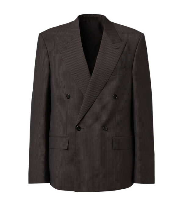 Gucci Pinstripe wool and mohair blazer