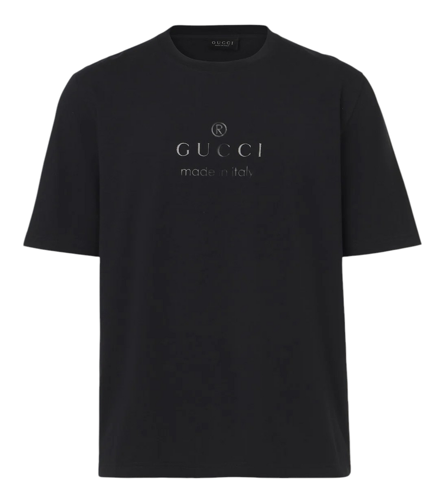 Gucci Printed cotton-blend jersey T-shirt