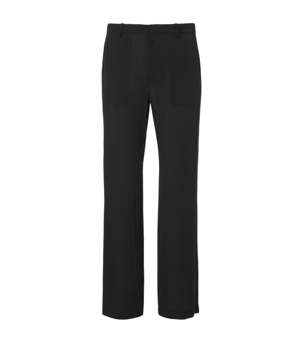 Gucci Silk satin georgette wide-leg pants