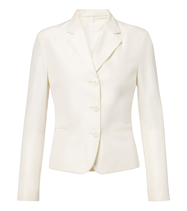 Gucci Single-breasted silk faille blazer