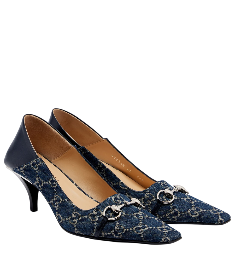 Gucci Vittoria GG décolleté in denim