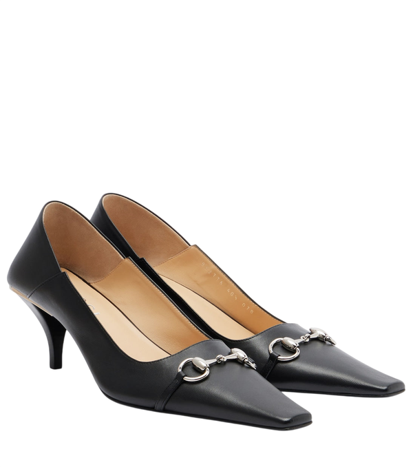 Escarpins Vittoria en cuir à mors Gucci