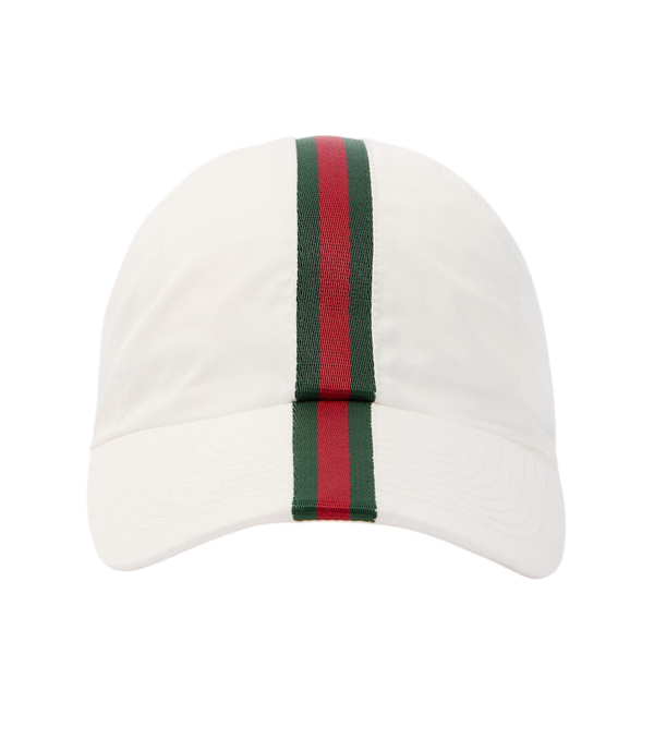 Gucci Cappellino da baseball a righe Web