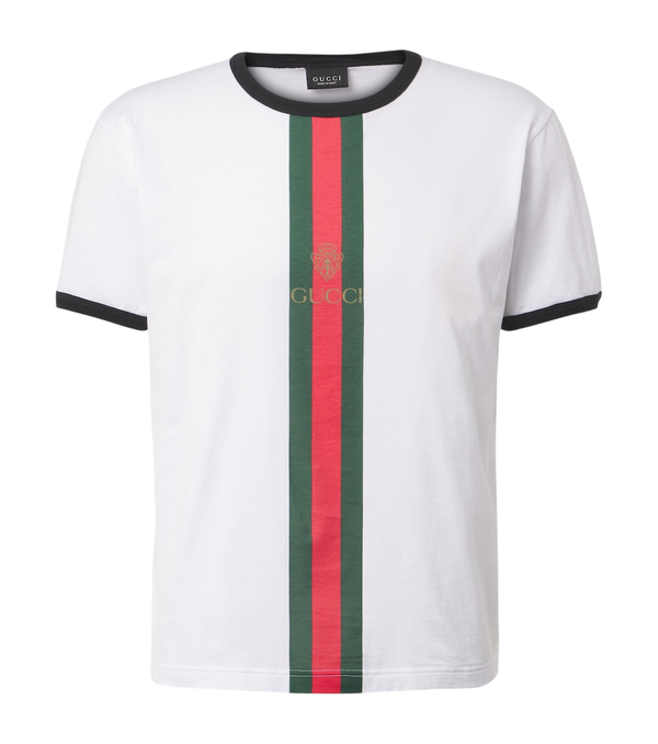Gucci Web Stripe cotton T-shirt