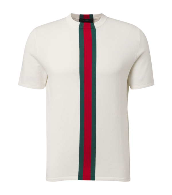 Gucci Web Stripe cotton T-shirt