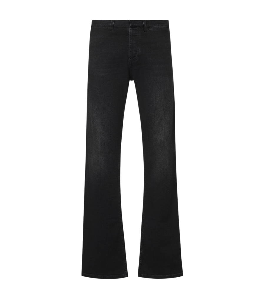Gucci Web Stripe flared jeans