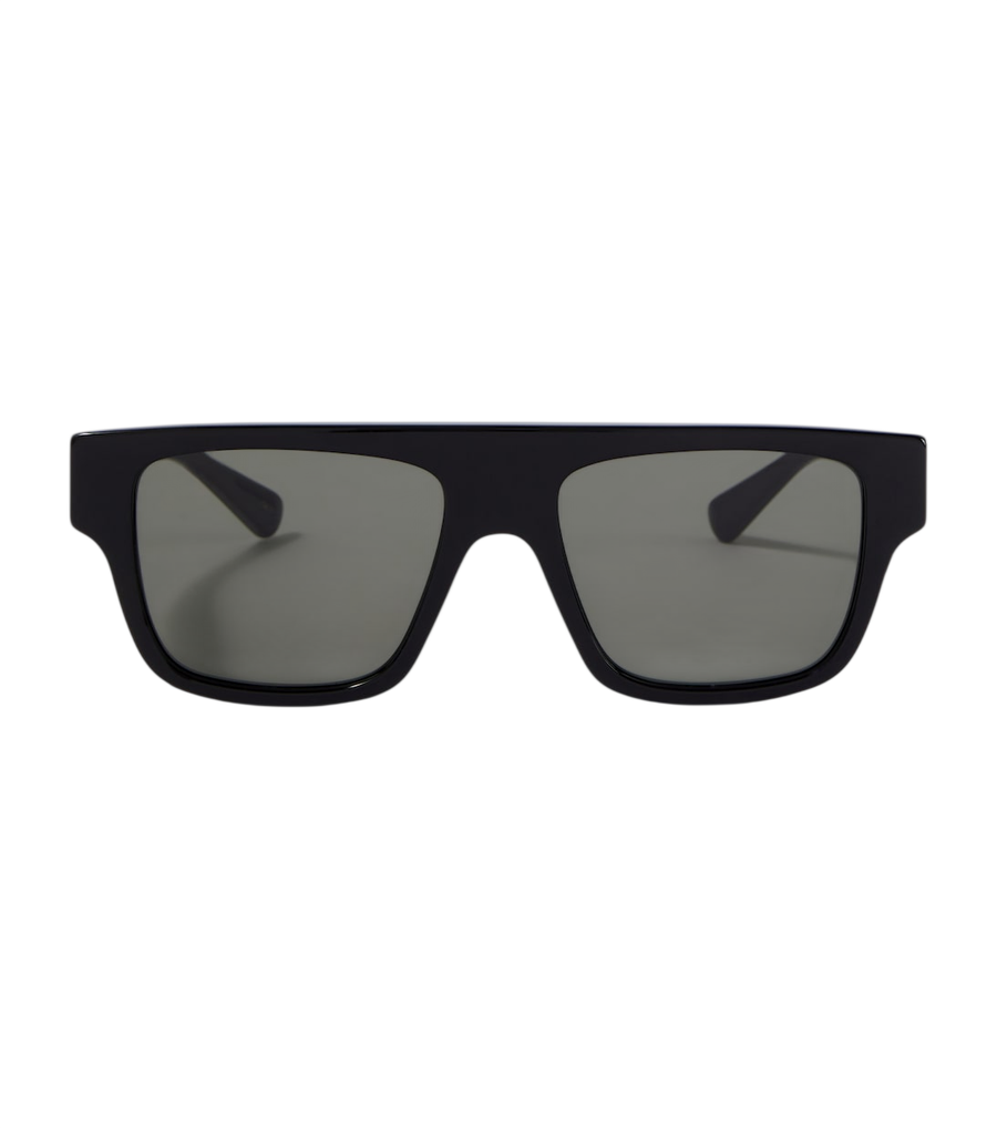 Gucci Web Stripe flat-top sunglasses