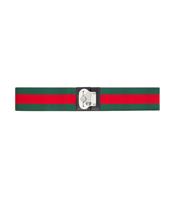 Cinghia per bagagli Web Stripe Gucci