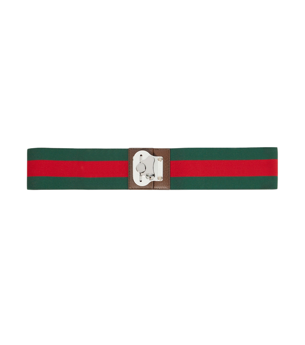 Cinghia per bagagli Web Stripe Gucci