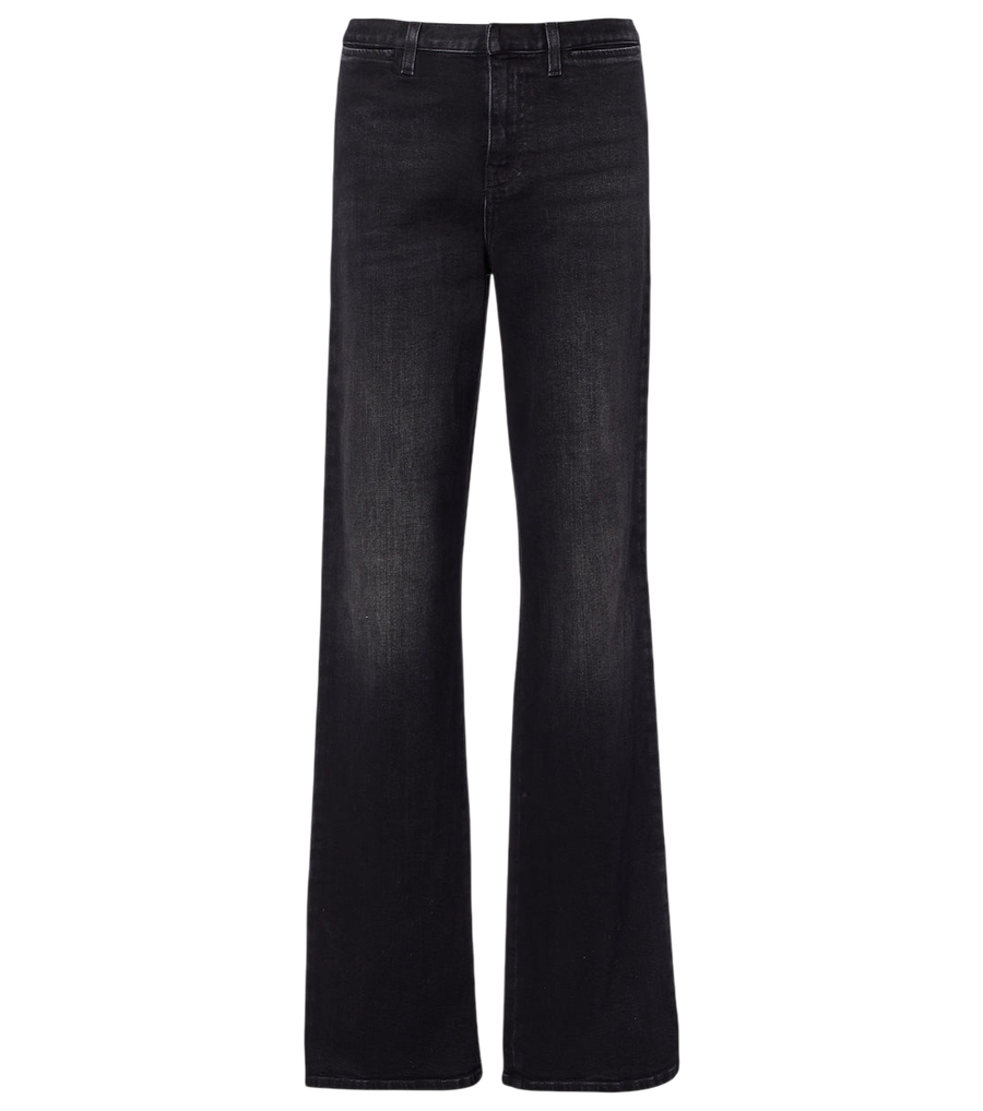Jeans rectos con banda Web de Gucci